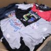Irregulars Unmanifested Pallets of Assorted Licensed Tshirts for Men, Women & Children - 350 units